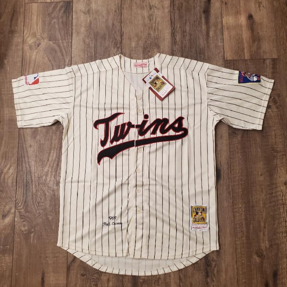 Rod Carew Minnesota Twins Throwback Mens New Stitched